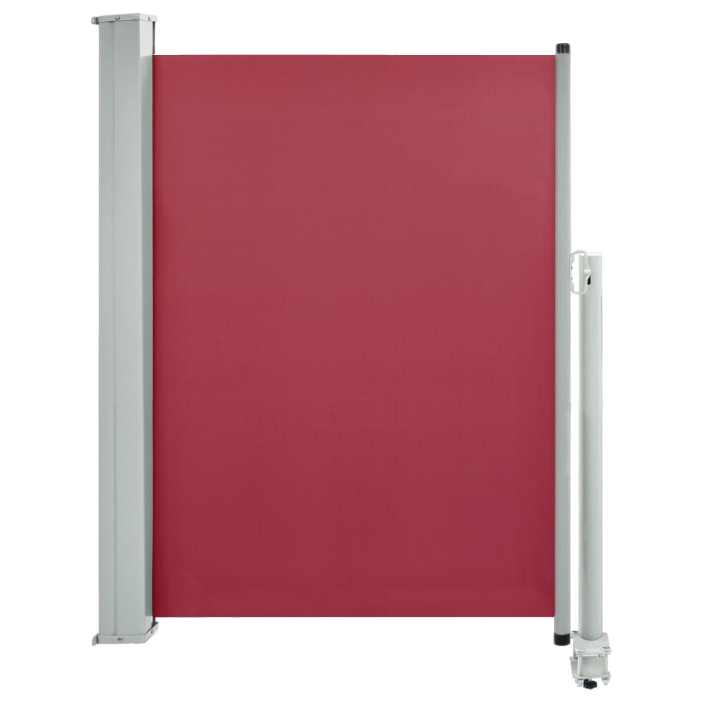 Copertina retractabila de terasa, vidaXL, Poliester/Otel, 100 x 300 cm, Rosu