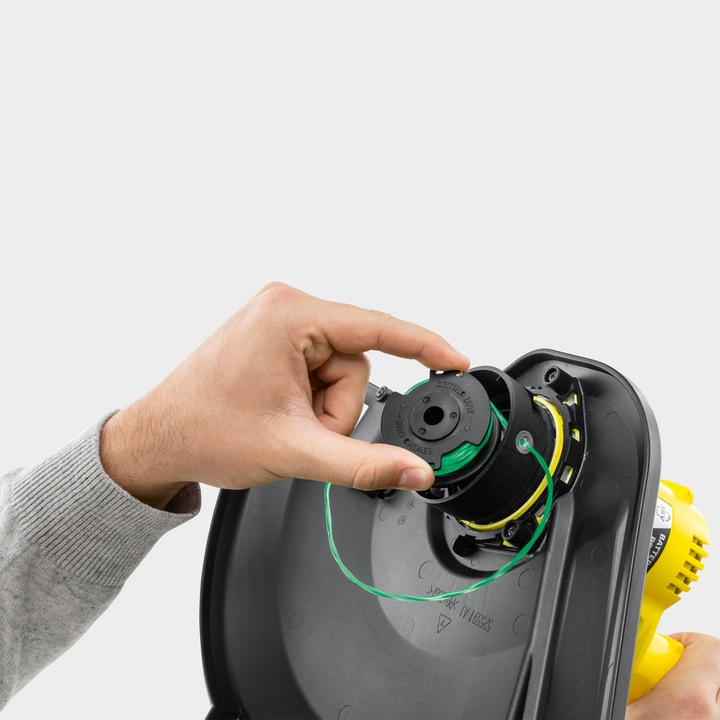 Акумулаторна моторна коса Karcher LTR 36-33, 28-33 см работна ширина, 36 V, 2,5 Ah, 1 акумулатор, Включена режеща глава, Колан за комфорт, Бързо зареждане