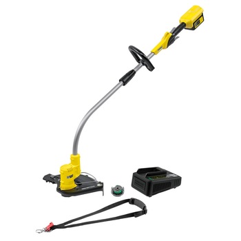 Trimmer pe acumulator pentru tuns gazon/iarba Karcher LTR 36-33, 28-33 cm latime lucru, bobina taiere, centura pentru confort, contine: acumulator 36V 2.5 Ah + incarcator