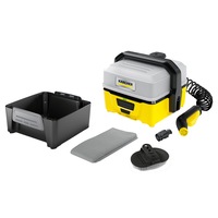 Aparat portabil de spalat cu presiune joasa pe acumulator Karcher OC3 + Pet ,putere 45 W, 5 bar, rezervor 4 l, 2 l/min debit, 15 minute autonomie, accesorii incluse