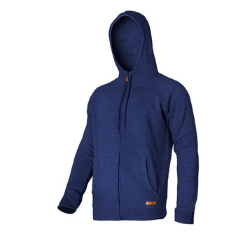 Hanorac cu gluga si fermoar, talie si mansete elastice, 2 bunzare, marime S, Albastru Hanorac cu gluga si fermoar, talie si mansete elastice, 2 bunzare, marime S, Albastru