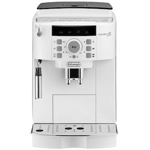 Espressor automat De'Longhi Magnifica S ECAM 22.110.W, Sistem manual de spumare, Rasnita cu 13 setari, 1450W, 15 bar, 1.8 l, Alb