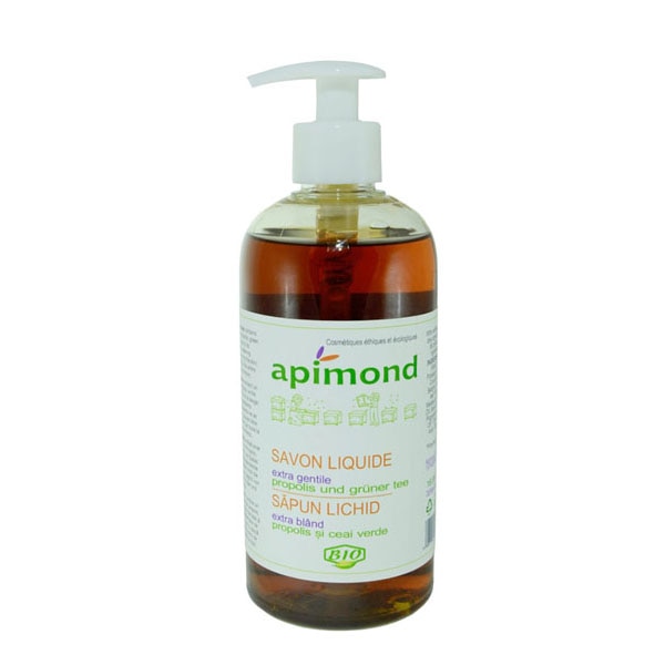 Sapun lichid cu propolis si ceai verde, Apimond, 500 ml