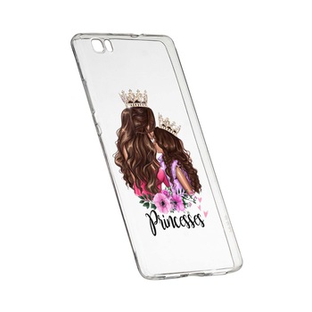 Husa de protectie Princesses, pentru Huawei P8 Lite, rezistenta la uzura, anti-alunecare, din silicon Premium, 552 Husa de protectie Princesses, pentru Huawei P8 Lite, rezistenta la uzura, anti-alunecare, din silicon Premium, 552
