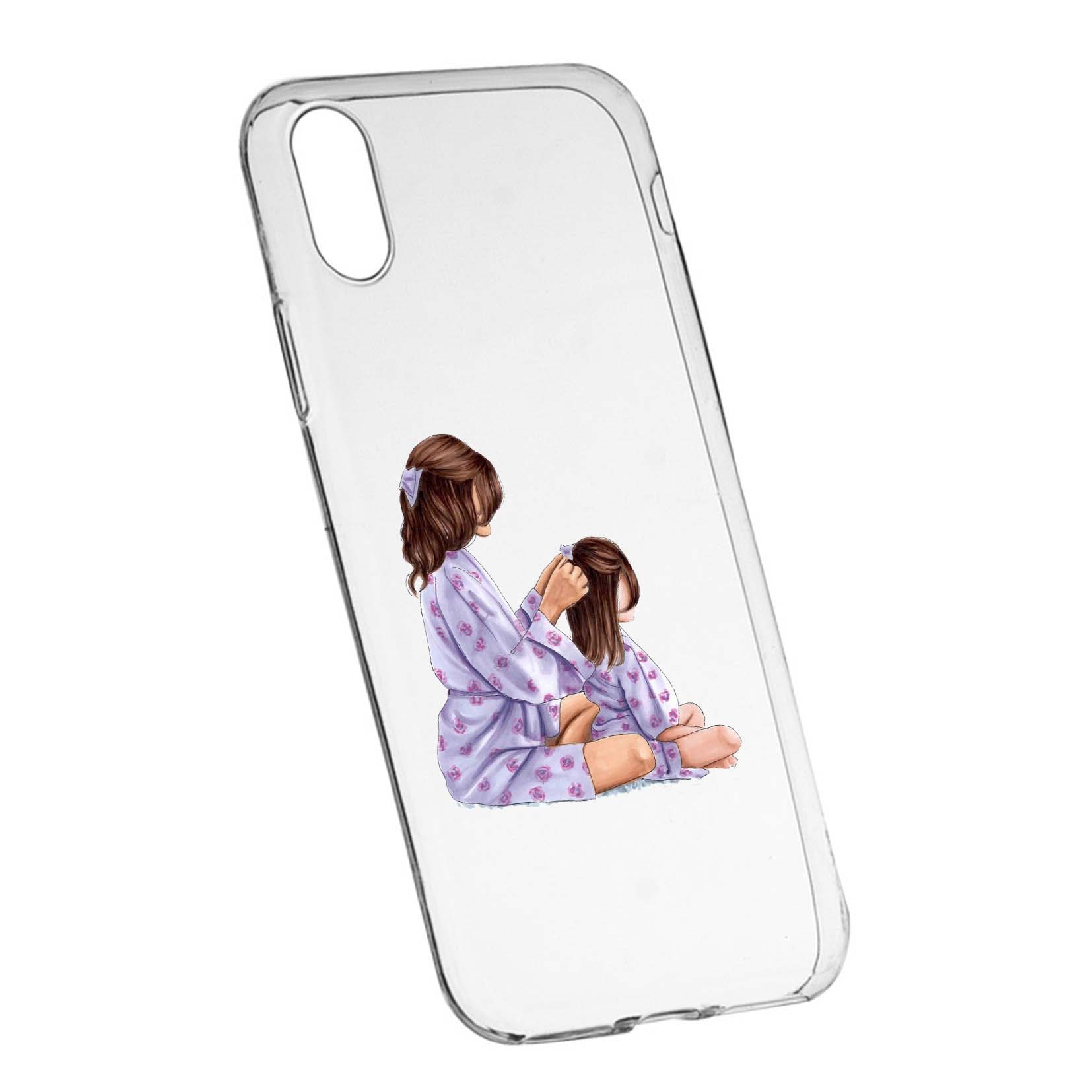 Husa de protectie Mommy's Girl, pentru Sony XA1 ULTRA, rezistenta la uzura, anti-alunecare, din silicon Premium, 553