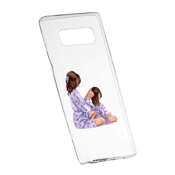 Husa de protectie Mommy's Girl, pentru Samsung Galaxy Note 9, rezistenta la uzura, anti-alunecare, din silicon Premium, 553