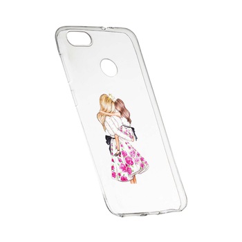 Husa de protectie Mommy's Girl, pentru Huawei P Smart, rezistenta la uzura, anti-alunecare, din silicon Premium, 554 Husa de protectie Mommy's Girl, pentru Huawei P Smart, rezistenta la uzura, anti-alunecare, din silicon Premium, 554