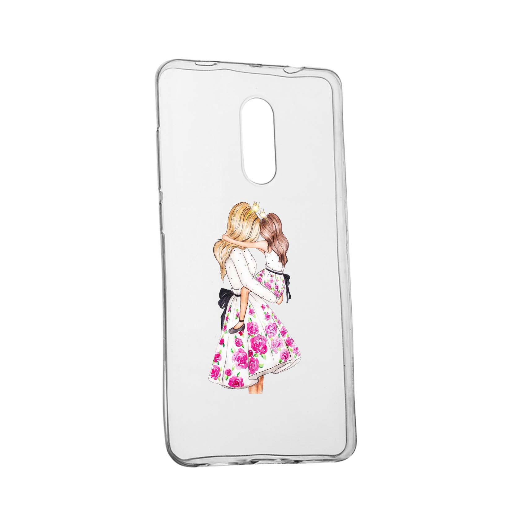 Husa de protectie Mommy's Girl, pentru Nokia 3.1 (2018), rezistenta la uzura, anti-alunecare, din silicon Premium, 554