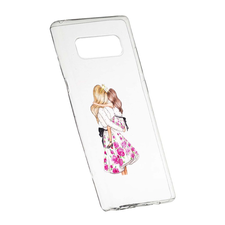 Husa de protectie Mommy's Girl, pentru Samsung Galaxy Note 9, rezistenta la uzura, anti-alunecare, din silicon Premium, 554