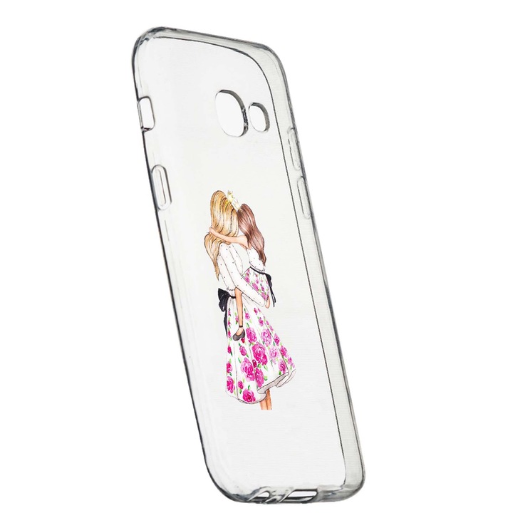 Husa de protectie Mommy's Girl, pentru Samsung Galaxy J4 Plus 2018, rezistenta la uzura, anti-alunecare, din silicon Premium, 554
