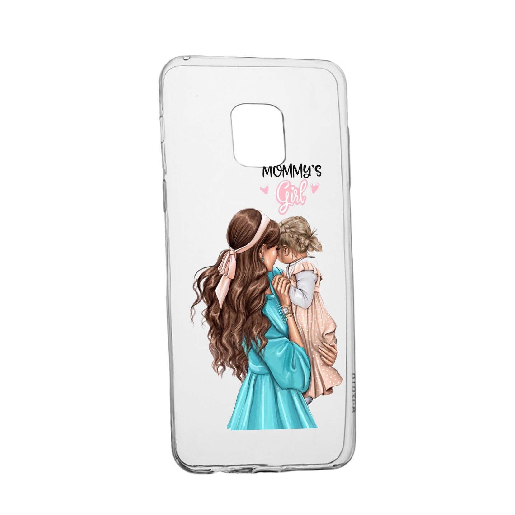 Husa de protectie Mommy's Girl, pentru Sony Xperia 10/ XA3, rezistenta la uzura, anti-alunecare, din silicon Premium, 555