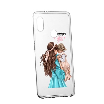 Husa de protectie Mommy's Girl, pentru Xiaomi Redmi 7, rezistenta la uzura, anti-alunecare, din silicon Premium, 555 Husa de protectie Mommy's Girl, pentru Xiaomi Redmi 7, rezistenta la uzura, anti-alunecare, din silicon Premium, 555