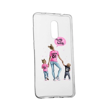 Husa de protectie Mom Life, pentru Huawei Honor 6A, rezistenta la uzura, anti-alunecare, din silicon Premium, 557 Husa de protectie Mom Life, pentru Huawei Honor 6A, rezistenta la uzura, anti-alunecare, din silicon Premium, 557