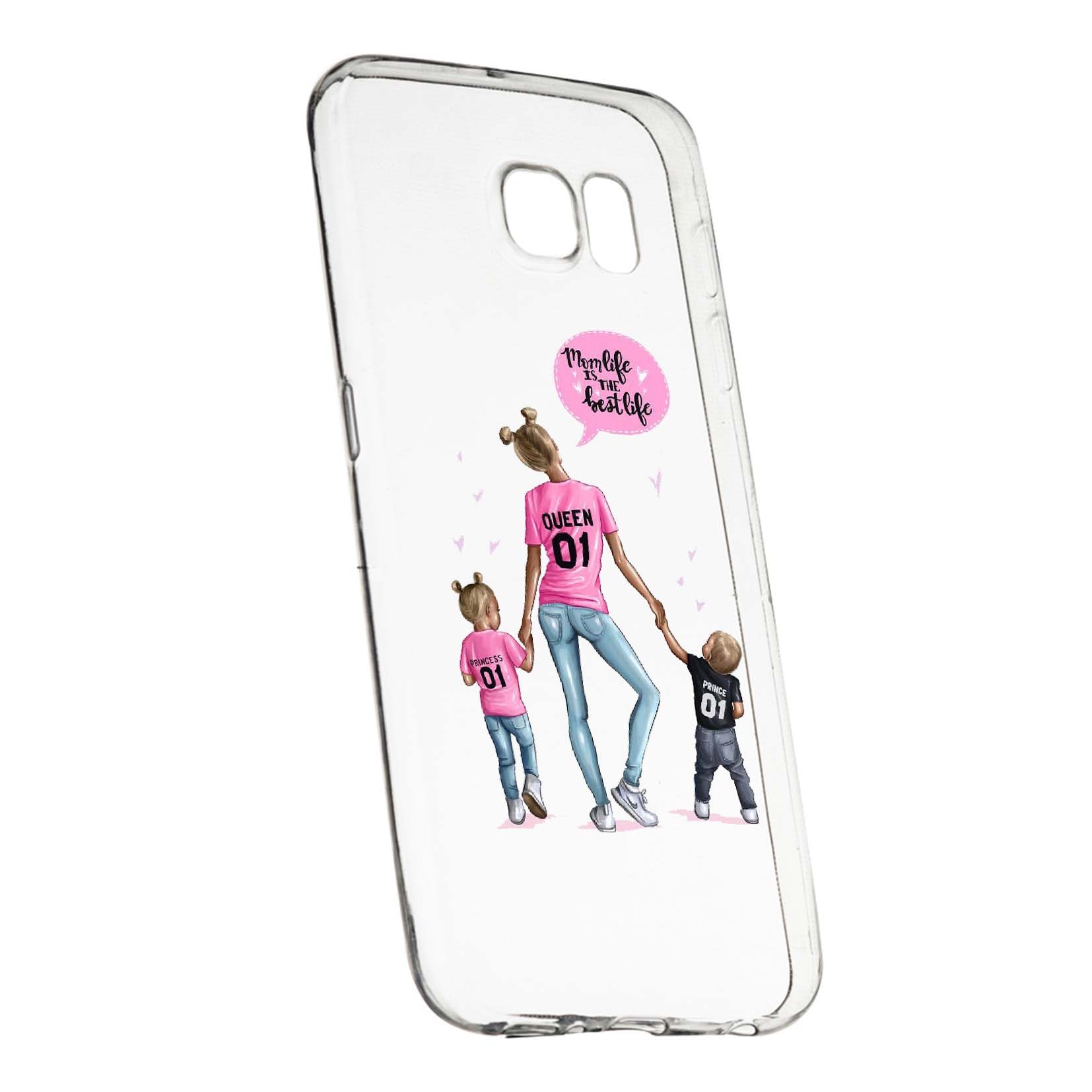 Husa de protectie Mom Life, pentru HTC U Ultra, rezistenta la uzura, anti-alunecare, din silicon Premium, 557