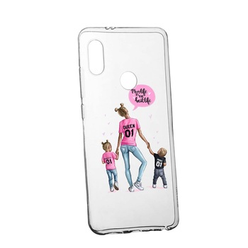 Husa de protectie Mom Life, pentru Huawei Nova 3, rezistenta la uzura, anti-alunecare, din silicon Premium, 557 Husa de protectie Mom Life, pentru Huawei Nova 3, rezistenta la uzura, anti-alunecare, din silicon Premium, 557