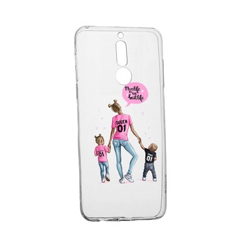 Husa de protectie Mom Life, pentru LG K40 / K12 Plus, rezistenta la uzura, anti-alunecare, din silicon Premium, 557 Husa de protectie Mom Life, pentru LG K40 / K12 Plus, rezistenta la uzura, anti-alunecare, din silicon Premium, 557