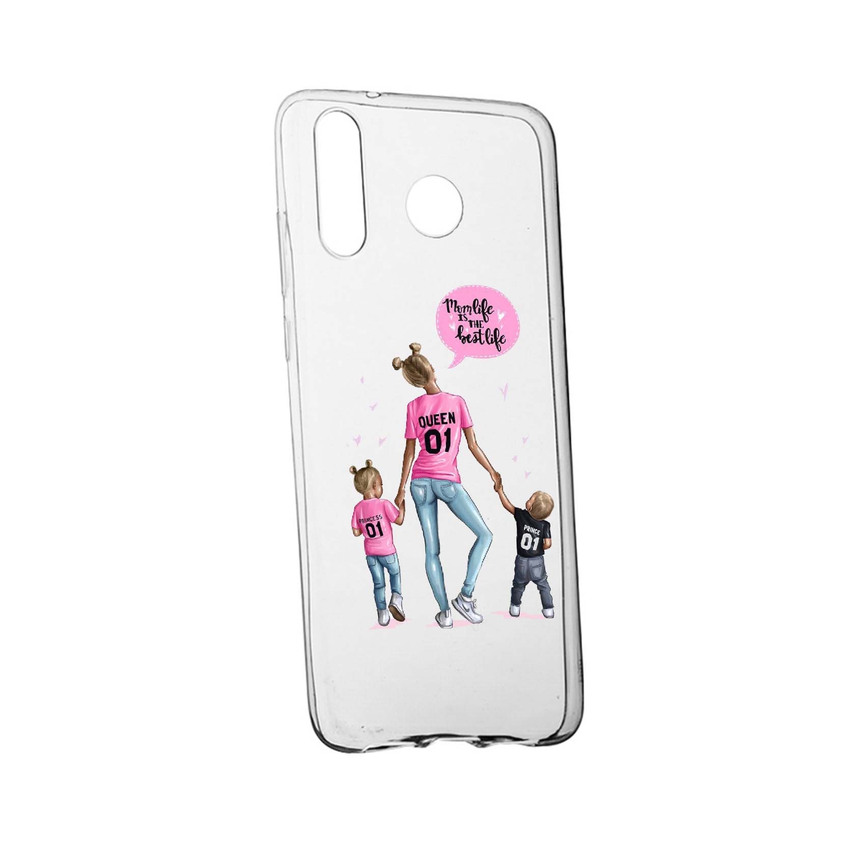 Husa de protectie Mom Life, pentru Samsung Galaxy A60, rezistenta la uzura, anti-alunecare, din silicon Premium, 557