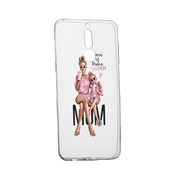 Husa de protectie Girl - Mom, pentru LG K40 / K12 Plus, rezistenta la uzura, anti-alunecare, din silicon Premium, 558 Husa de protectie Girl - Mom, pentru LG K40 / K12 Plus, rezistenta la uzura, anti-alunecare, din silicon Premium, 558
