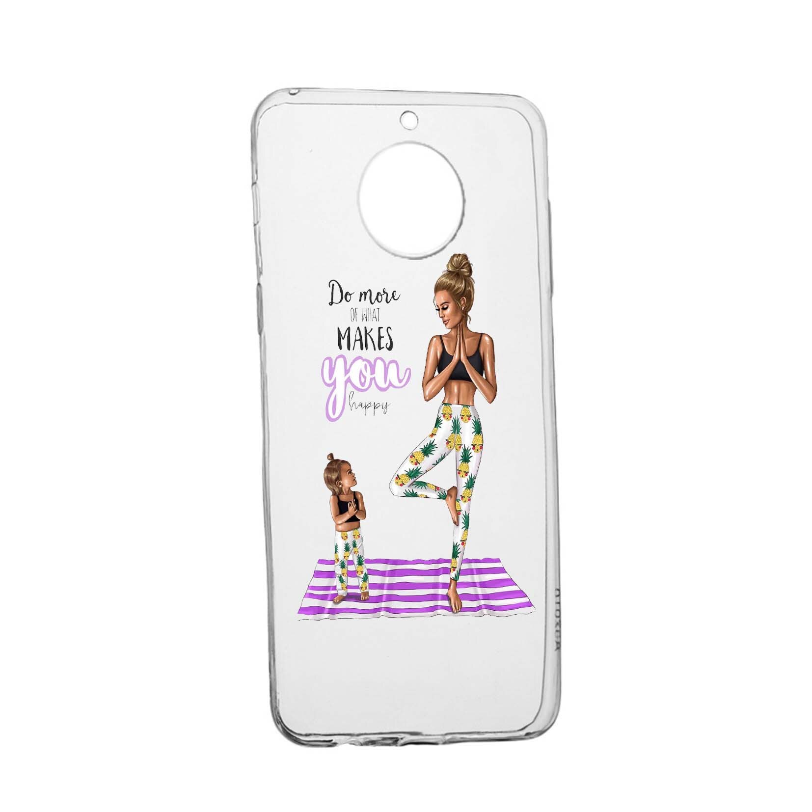 Husa de protectie Girl - Mom, pentru Motorola MOTO G5, rezistenta la uzura, anti-alunecare, din silicon Premium, 560