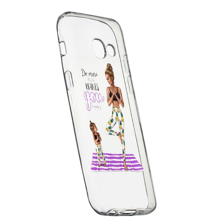 Husa de protectie Girl - Mom, pentru Samsung Galaxy J4 Plus 2018, rezistenta la uzura, anti-alunecare, din silicon Premium, 560