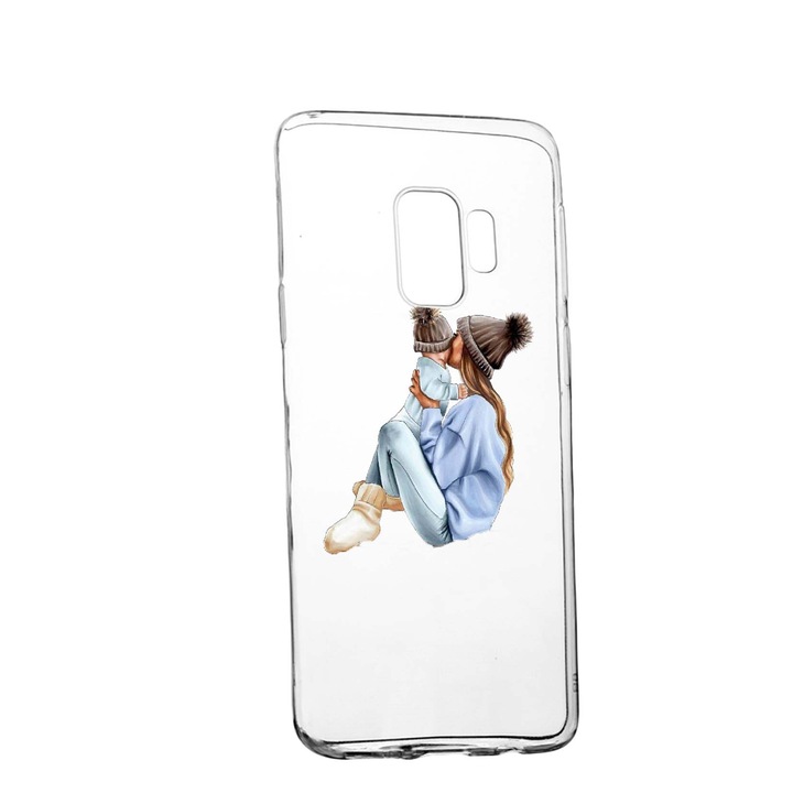 Силиконов калъф Unique за Girl Mom, Samsung Galaxy S9 Plus, 562