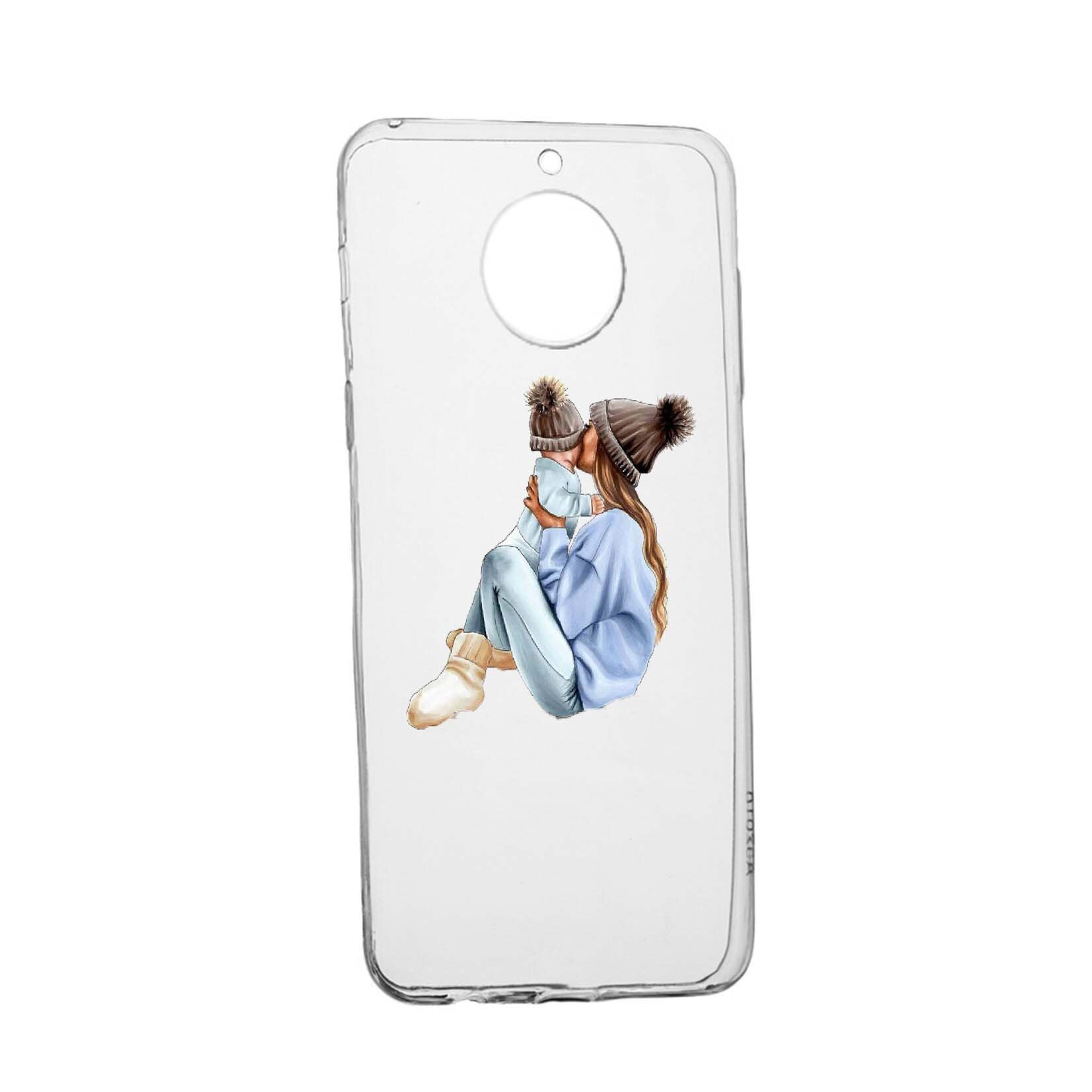 Husa de protectie Girl Mom, pentru Motorola Moto G6 PLAY, rezistenta la uzura, anti-alunecare, din silicon Premium, 562