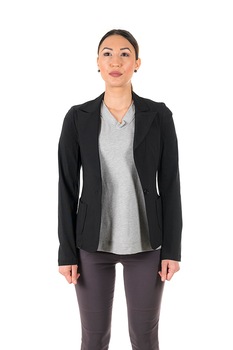 Sacou strech Steffboutique, Material 88 % cotton,12 % elasthan, Negru Sacou strech Steffboutique, Material 88 % cotton,12 % elasthan, Negru