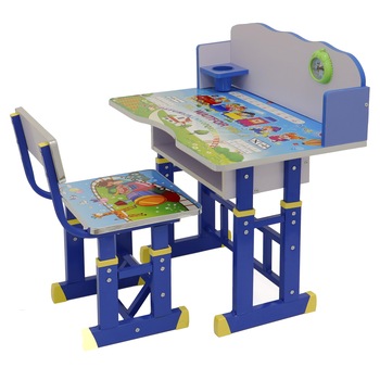 Set birou Mappy cu scaun, Albastru Set birou Mappy cu scaun, Albastru