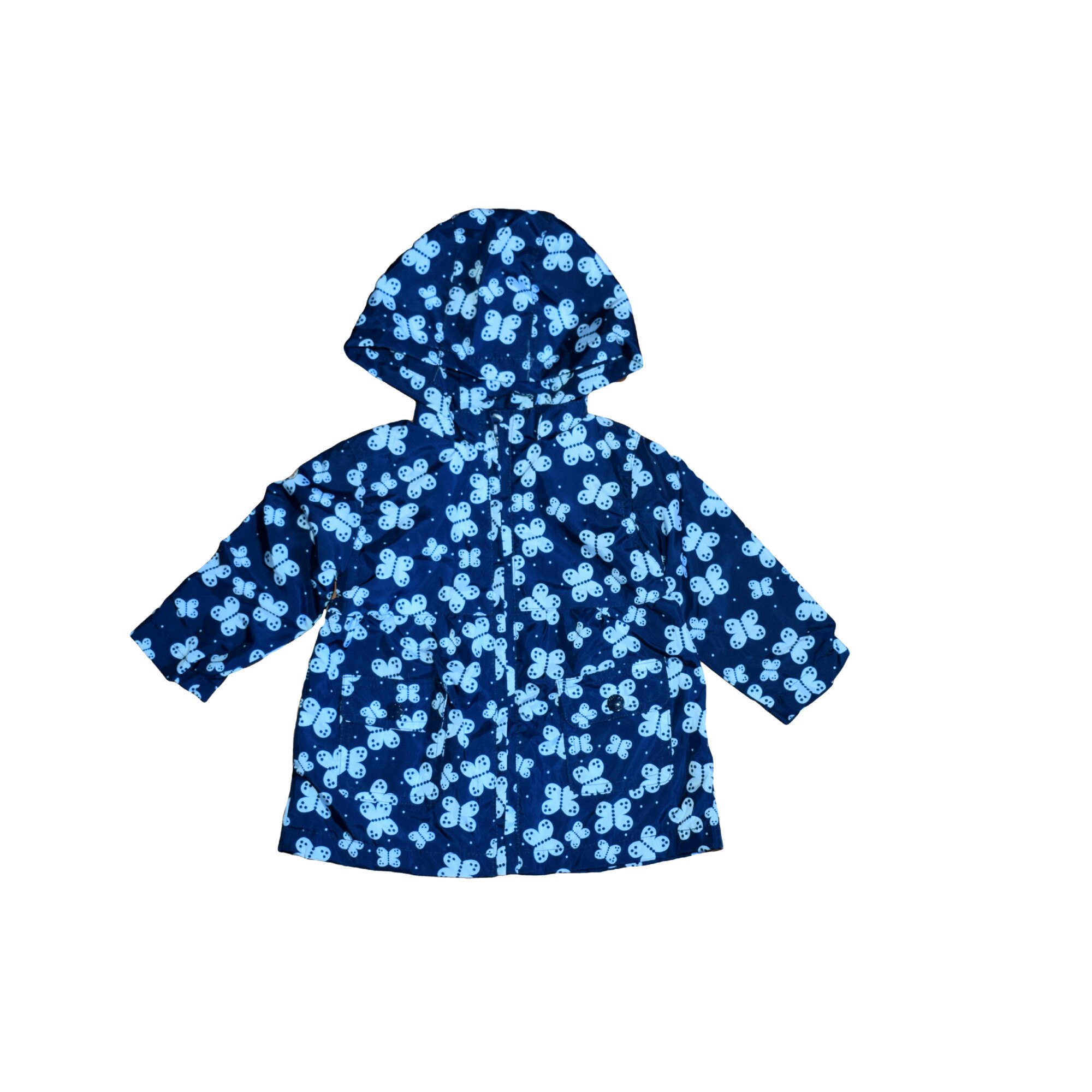 Geaca cu fluturasi, Losan, Bleumarin/Alb