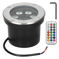 set 2 spoturi exterioare led multicolor cu telecomanda ecd germany 5 w rotunde  12 cm rgb rezistenta intemperii ip67 220v incastrabile gradina  podea  scara  perete  pavaj imagen 46_0_
0
