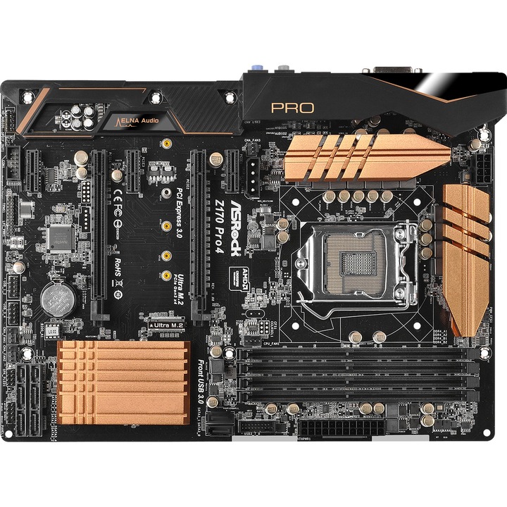 Дънна платка ASRock Z170 PRO4, Socket 1151