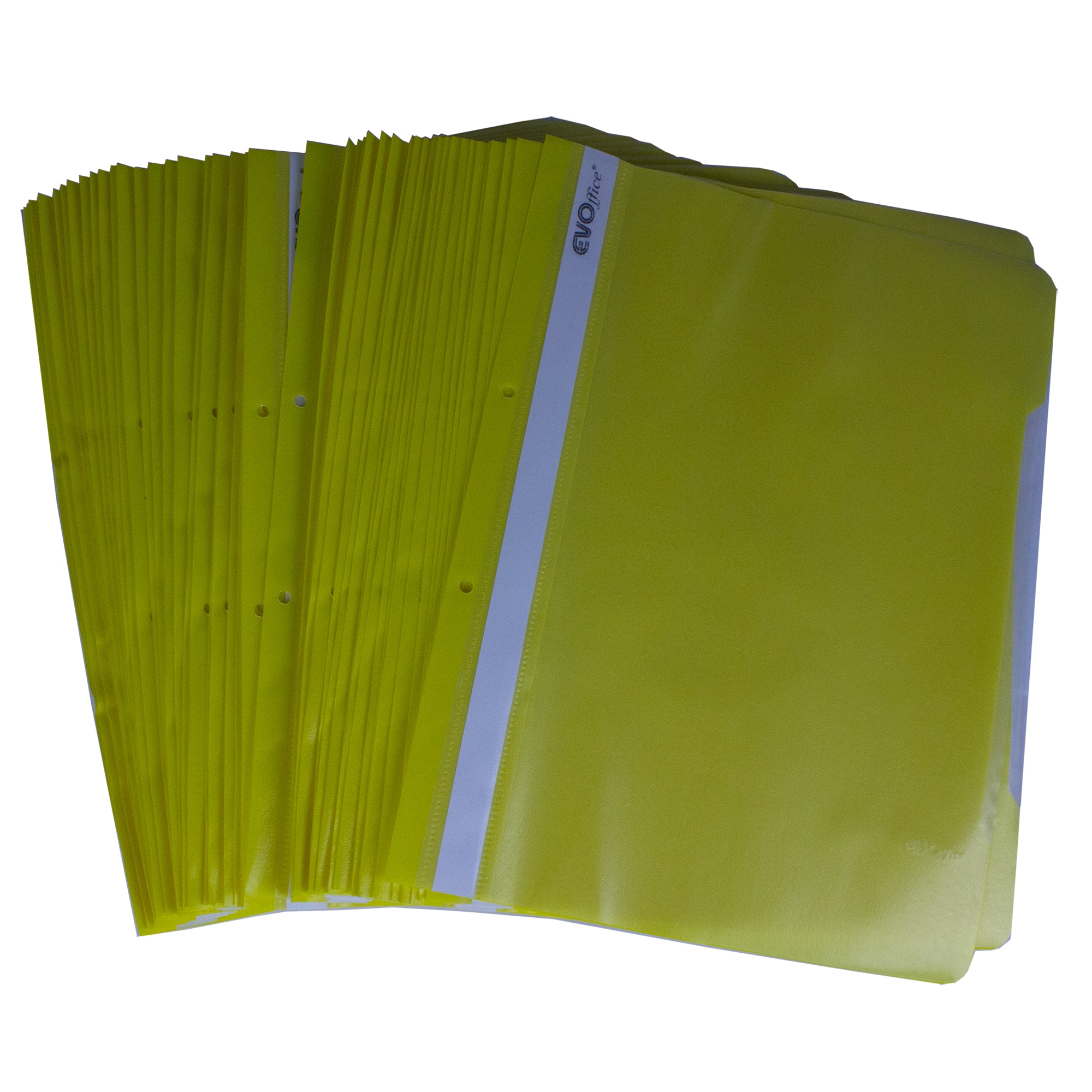 Dosar cu sina EVOffice, 50 buc, Galben
