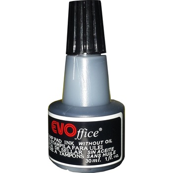Tus stampila EVOffice, 30 ml, Negru Tus stampila EVOffice, 30 ml, Negru