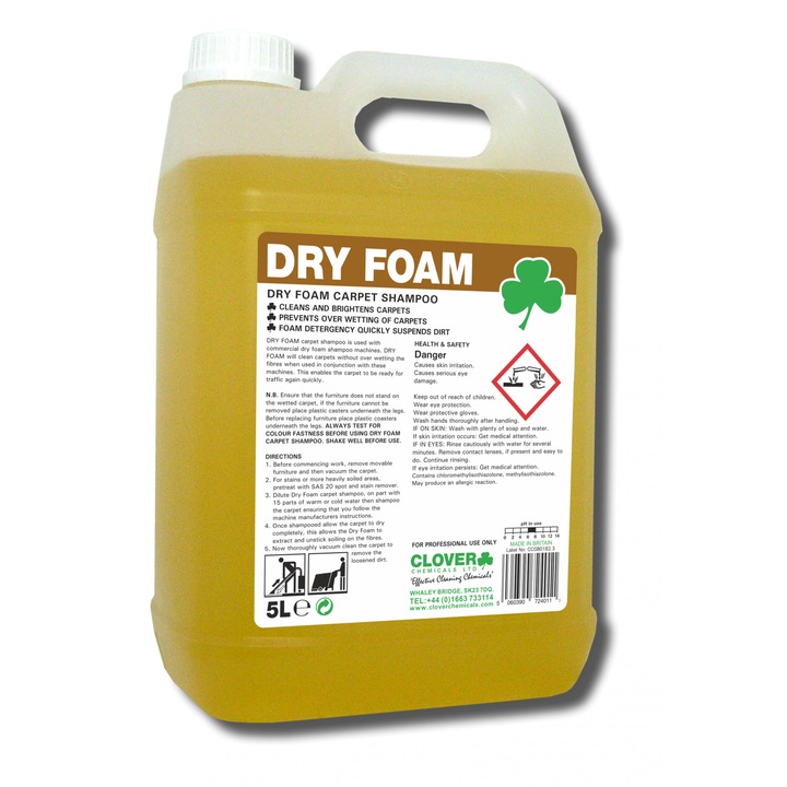 DryFoam - Detergent cu spumare abundenta pentru curatarea mochetelor