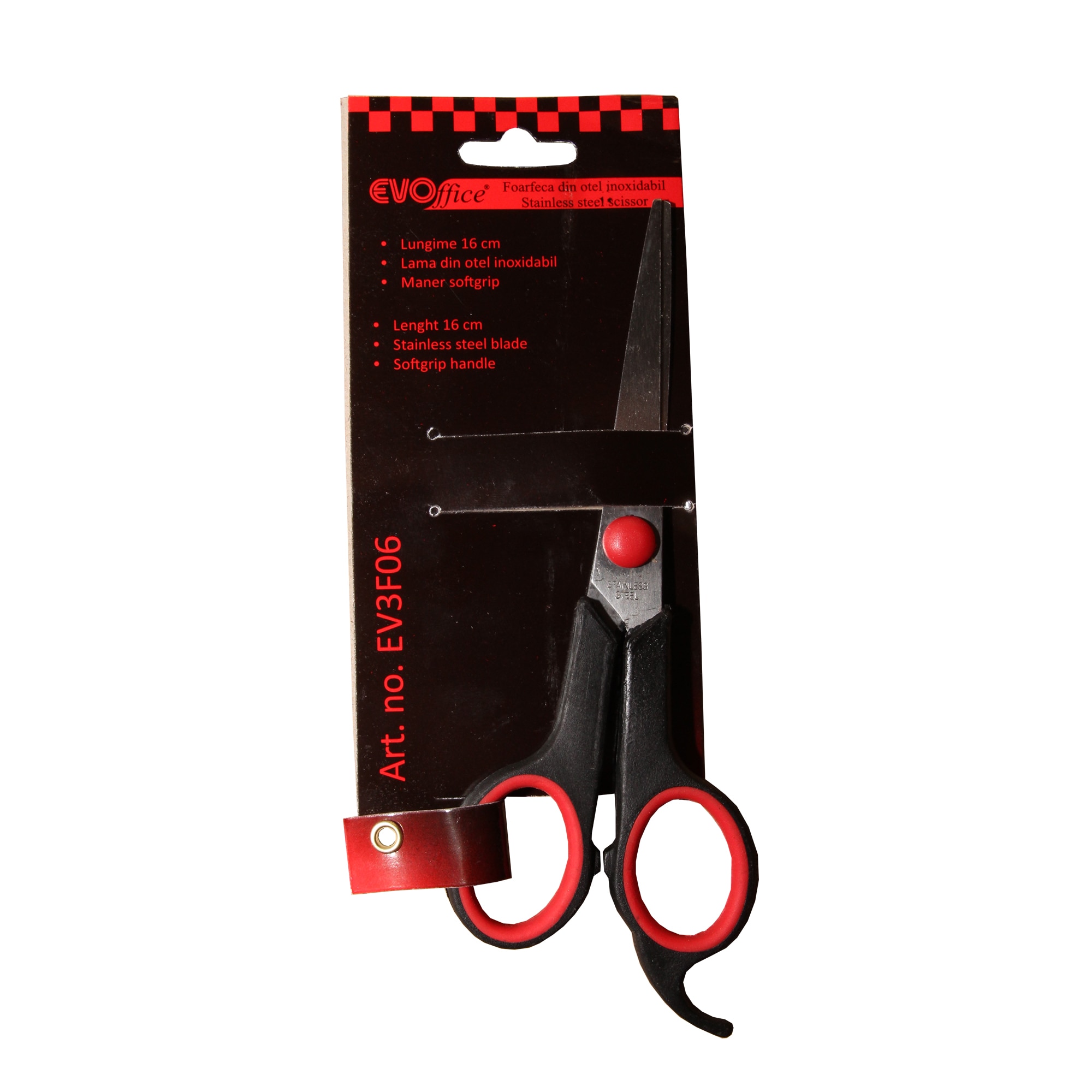 Foarfeca EVOffice, 16 cm, maner softgrip