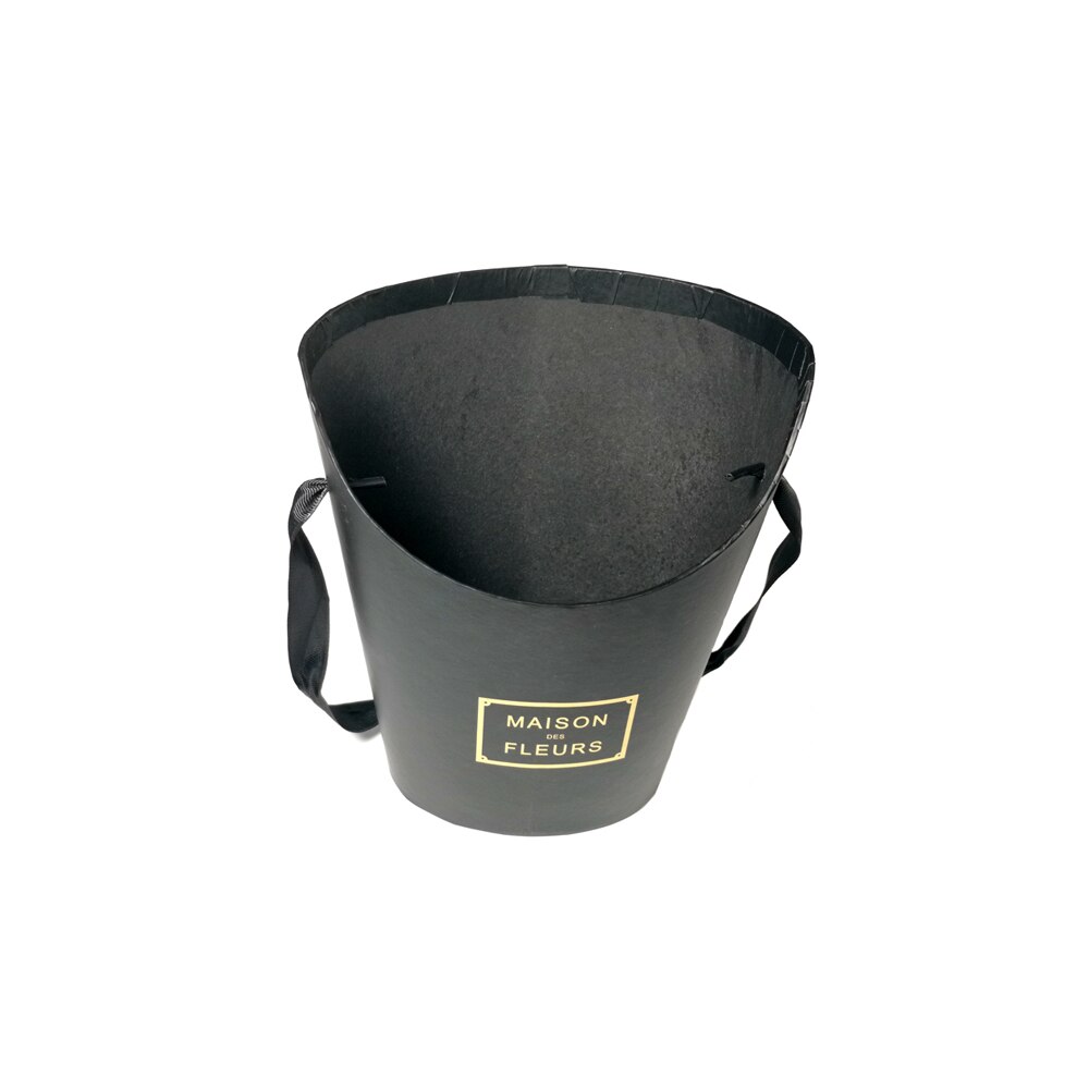 Cosulet cu maner Maison des Fleurs - negru