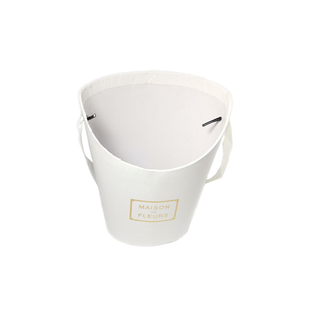 Cosulet cu maner Maison des Fleurs - alb