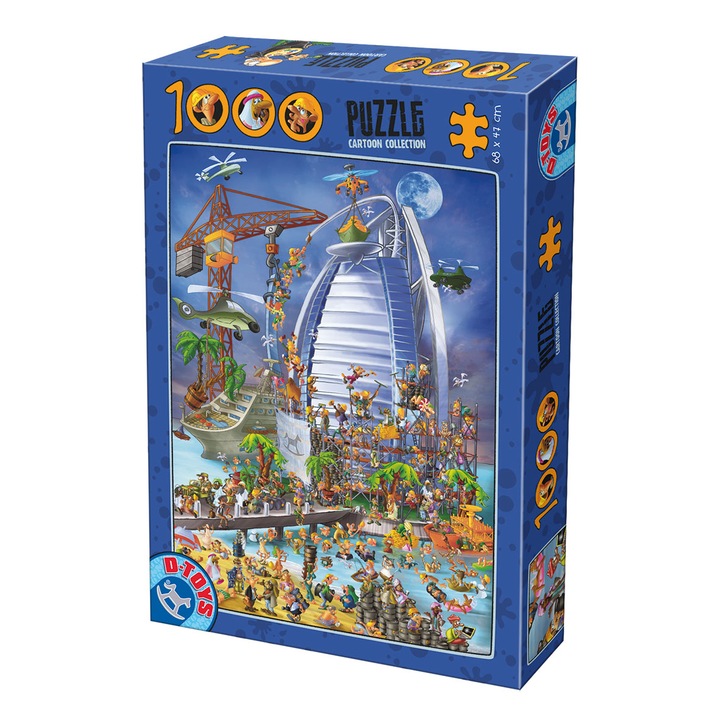 Puzzle D-Toys Cartoon Collection Burj al Arab 1000 piese