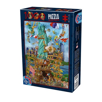 Puzzle D-Toys Cartoon Collection New York 1000 piese Puzzle D-Toys Cartoon Collection New York 1000 piese