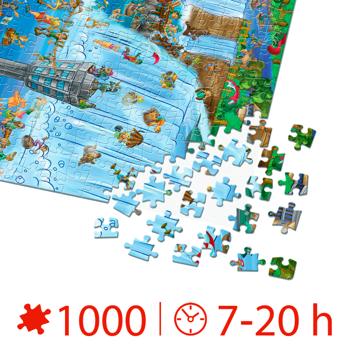 Puzzle D-Toys Cartoon Collection Cascada Niagara 1000 piese - eMAG.ro