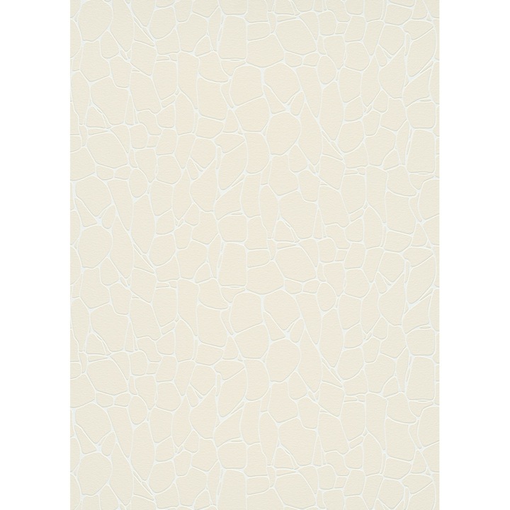 Modern tapéta, vinil hab, mosható, nem szőtt pamut tartón 10032-02 krém 53cm x 10m