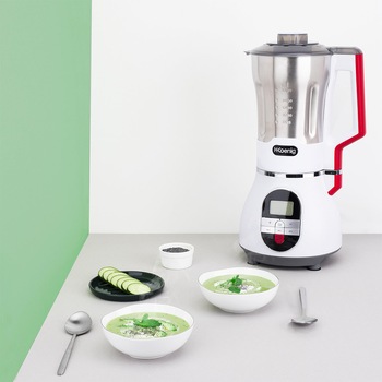 Blender cu incalzire, Soup Maker H. Koenig MXC36, cu 3 viteze si functie pulse, functii supa prestabilite, incalzire 60-100 grade, 900w Blender cu incalzire, Soup Maker H. Koenig MXC36, cu 3 viteze si functie pulse, functii supa prestabilite, incalzire 60-100 grade, 900w