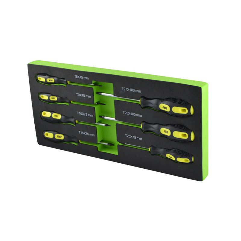 Set de 7 surubelnite JBM profil torx , T8-T27