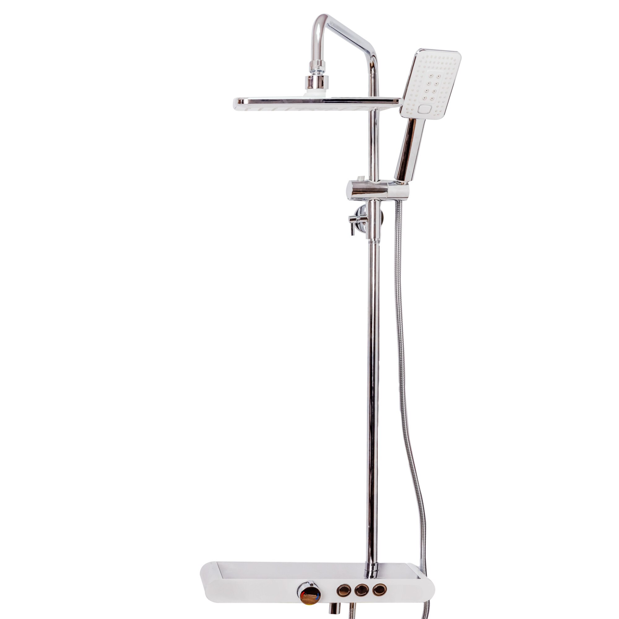 Coloana de dus ,TRENDY S, cu trei functii, alb mat