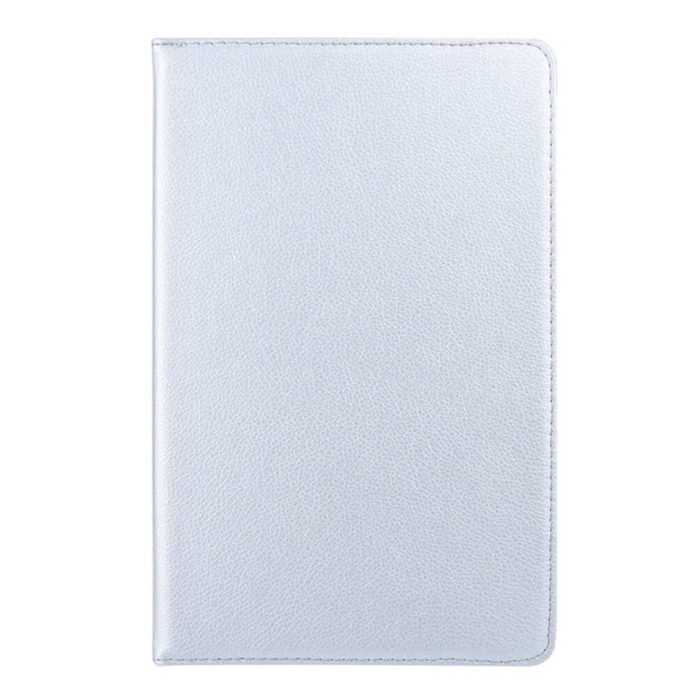 Tablete Samsung Galaxy Tab A 10.5 (2018, T590, T595) - husa pentru tableta din piele cu clapa argintie