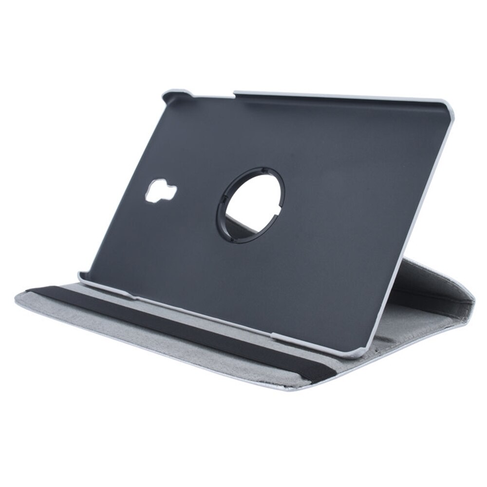Tablete Samsung Galaxy Tab A 10.5 (2018, T590, T595) - husa pentru tableta din piele cu clapa argintie