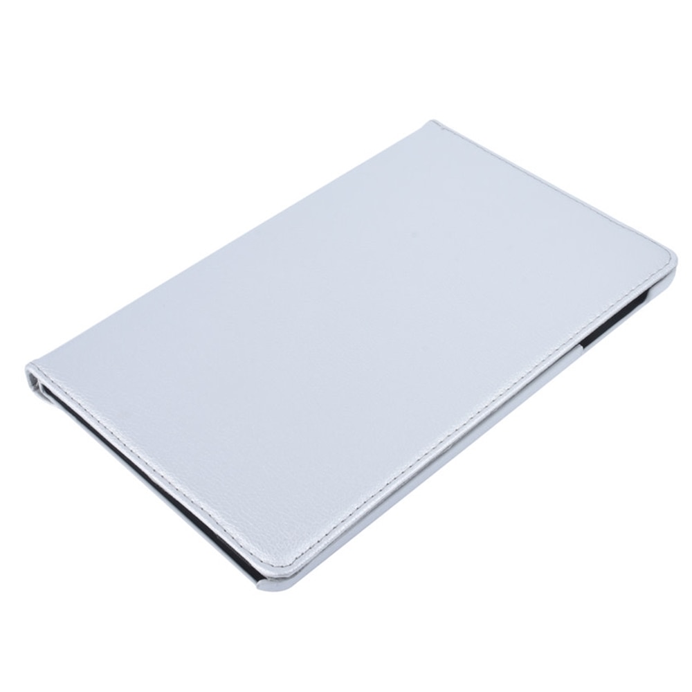 Tablete Samsung Galaxy Tab A 10.5 (2018, T590, T595) - husa pentru tableta din piele cu clapa argintie