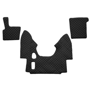 Set 3 covorase camion F-Core, Piele-ECO, pentru DAF XF 95, transmisie manuala, 2002-2006, Negru Set 3 covorase camion F-Core, Piele-ECO, pentru DAF XF 95, transmisie manuala, 2002-2006, Negru