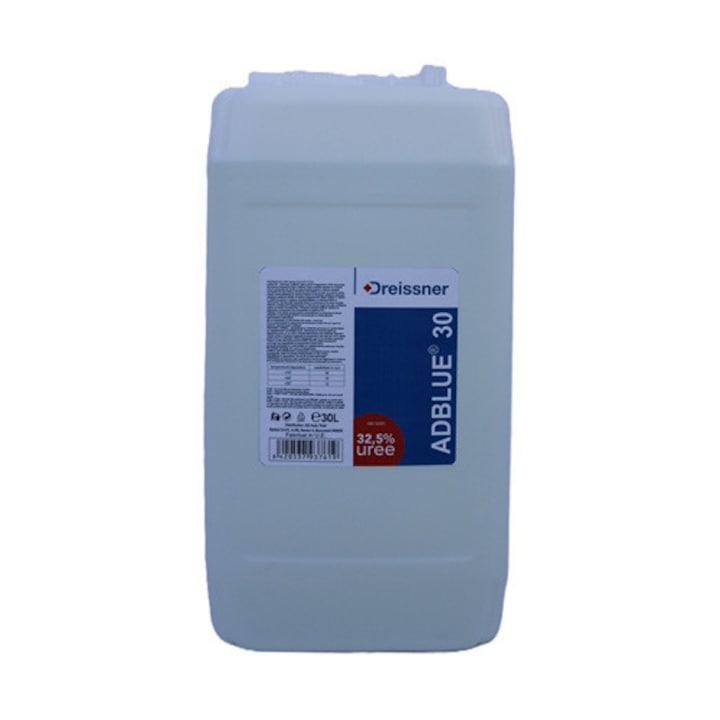 Aditiv AdBlue cu palnie umplere, 30L, pentru motoare diesel euro 6, Dreissner