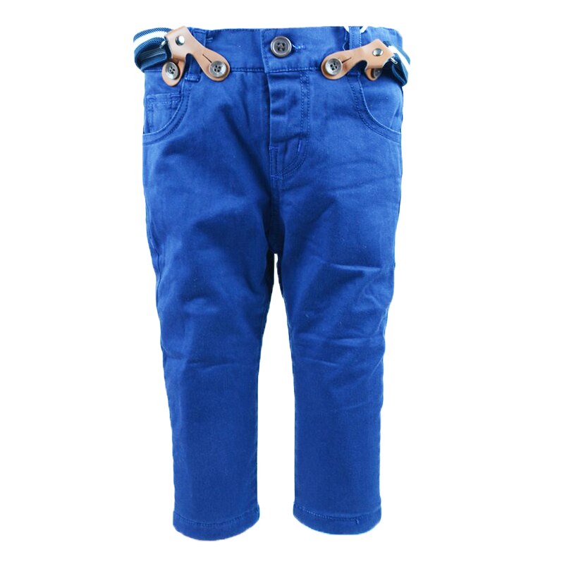 Pantaloni casual pentru baieti Vitamins PPB-28, Albastru, 80 cm